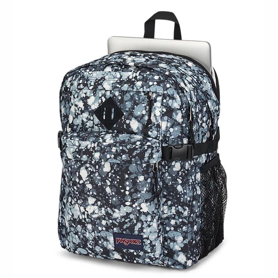 Sac à Dos Scolaire JanSport Main Campus Bleu Noir | XAR-29421111